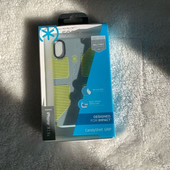 Speck neon yellow and gray, iPhone X/xs - Picture 3 of 3